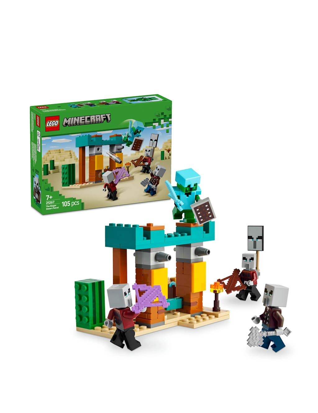 LEGO® Minecraft The Illager Desert Patrol Set  (7+ Yrs)