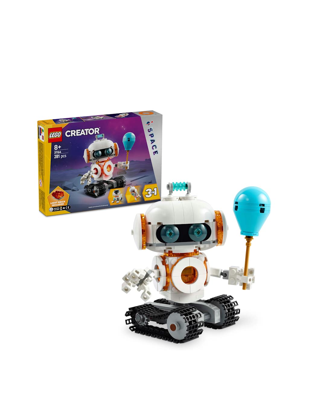 LEGO® Creator 3in1 Space Robot Toy, Figure Set (8+ Yrs)