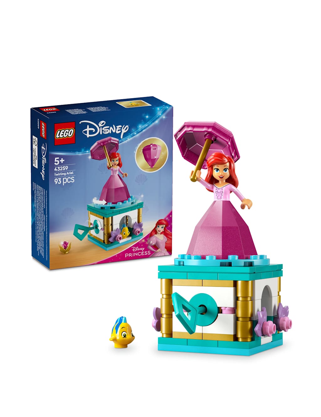 LEGO® ǀ Disney Princess Twirling Ariel Set  (5+ Yrs)