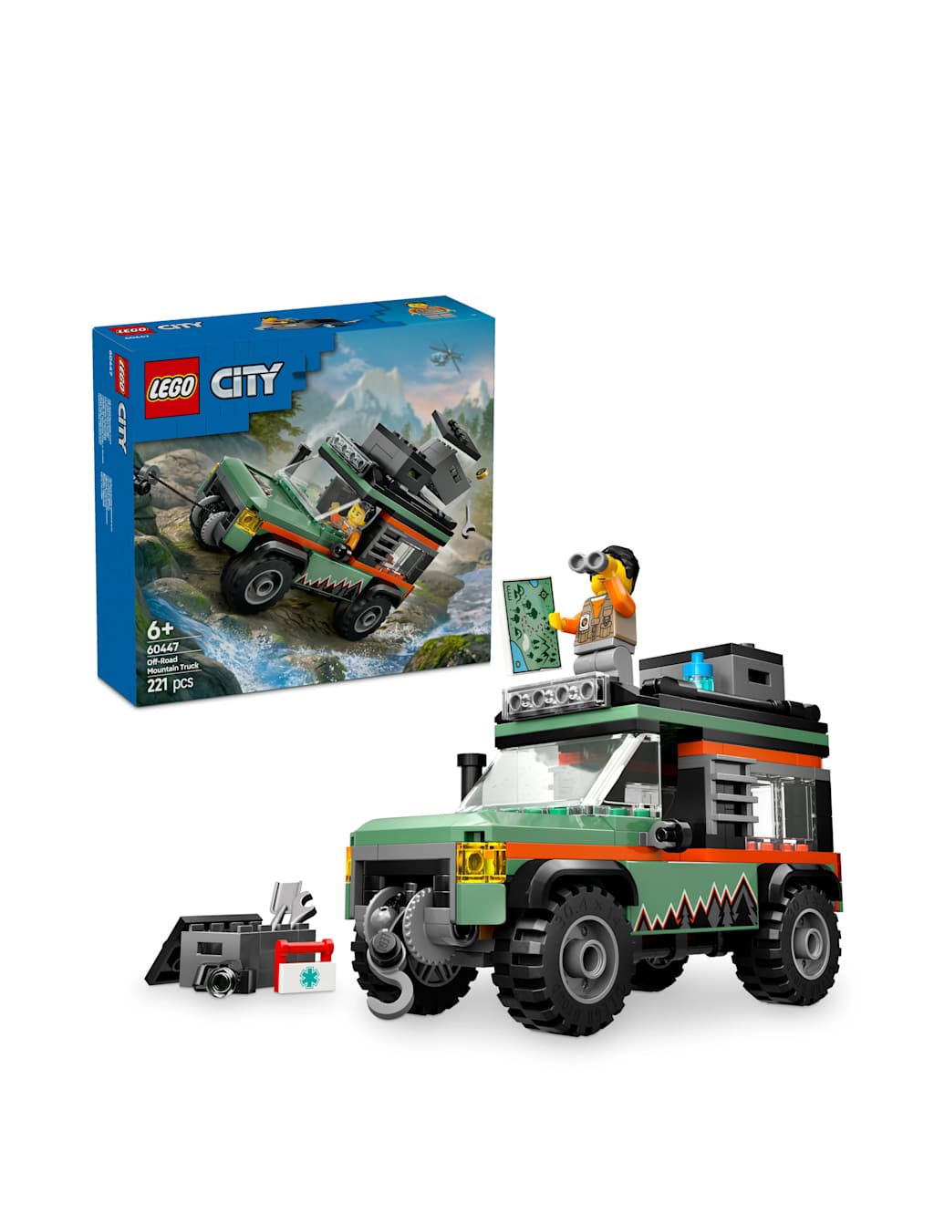 LEGO® City Off-Road 4x4 Mountain Truck Toy  60447 (6+ Yrs)