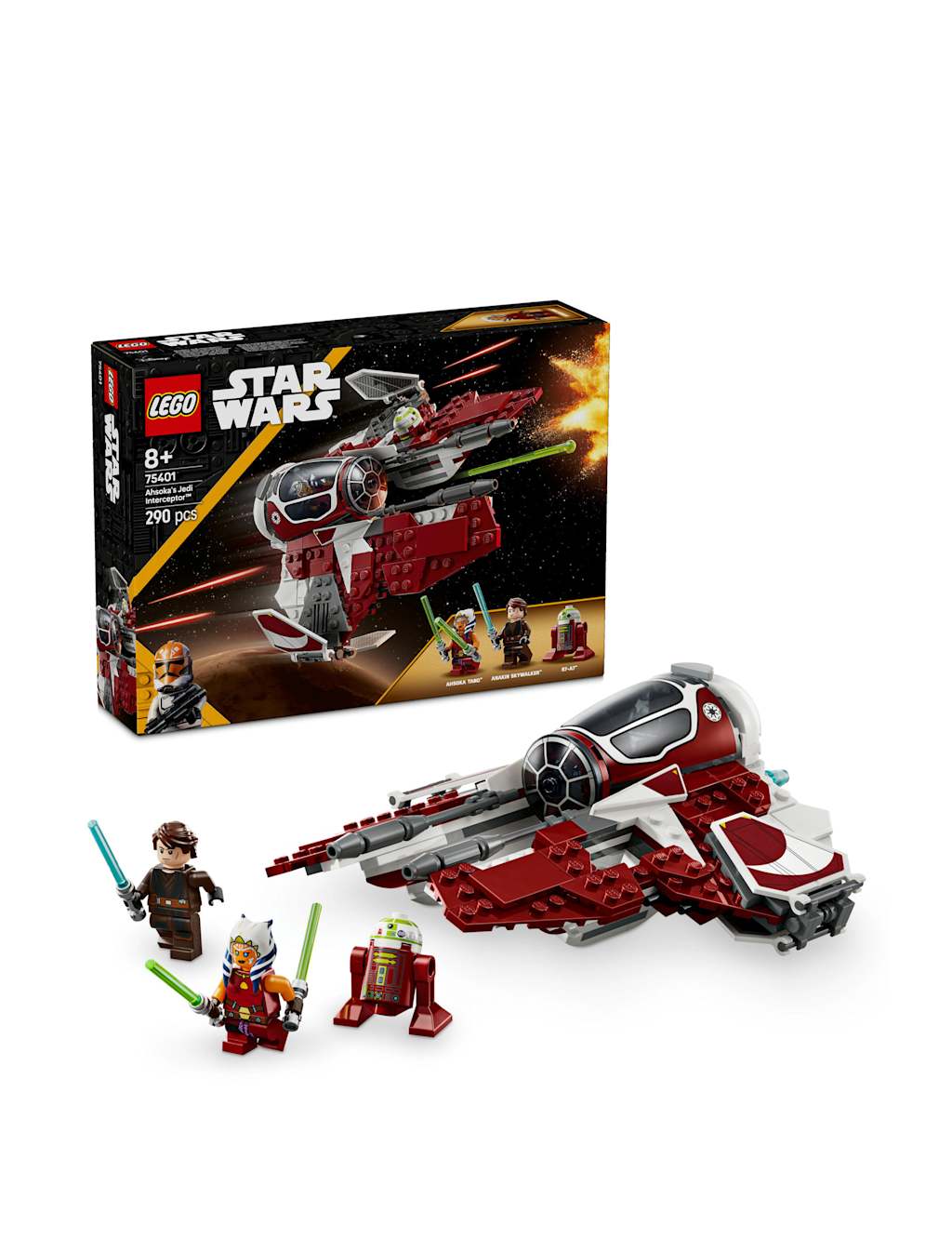 LEGO® Star Wars Ahsoka’s Jedi Interceptor Set (8+ Yrs)