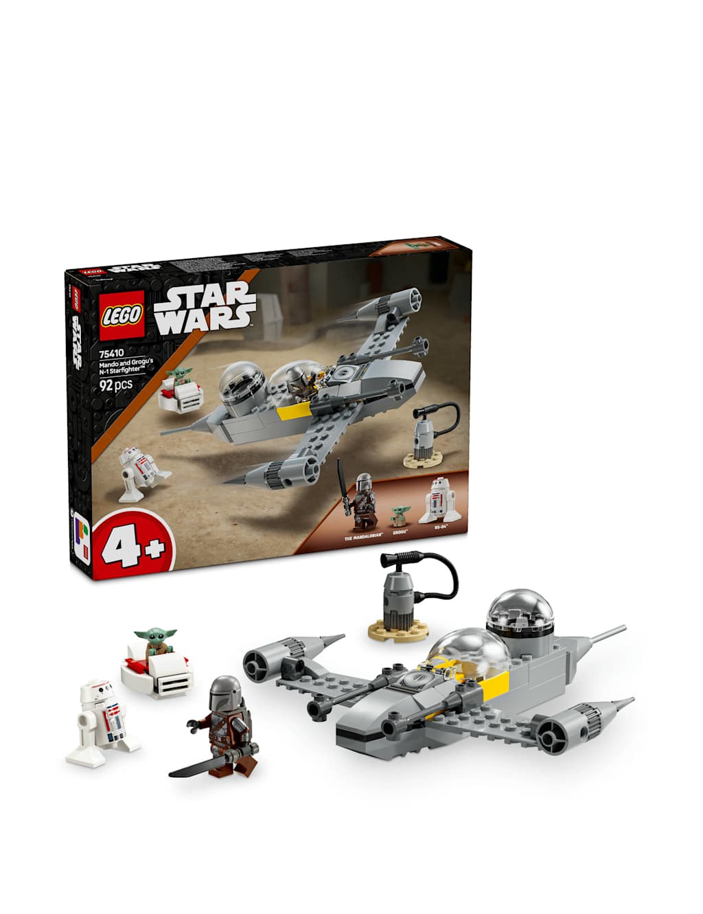LEGO® Star Wars Mando and Grogu’s N-1 Starfighter  (4+ Yrs)