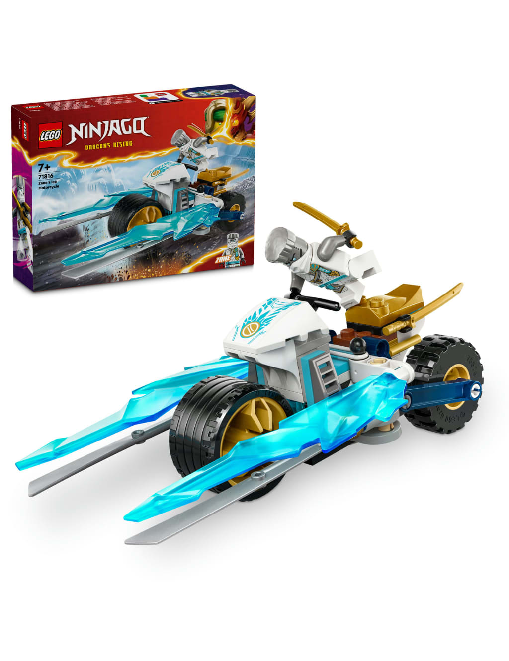 LEGO® NINJAGO® Zane’s Ice Motorcycle Toy Set 71816 (7+ Yrs)