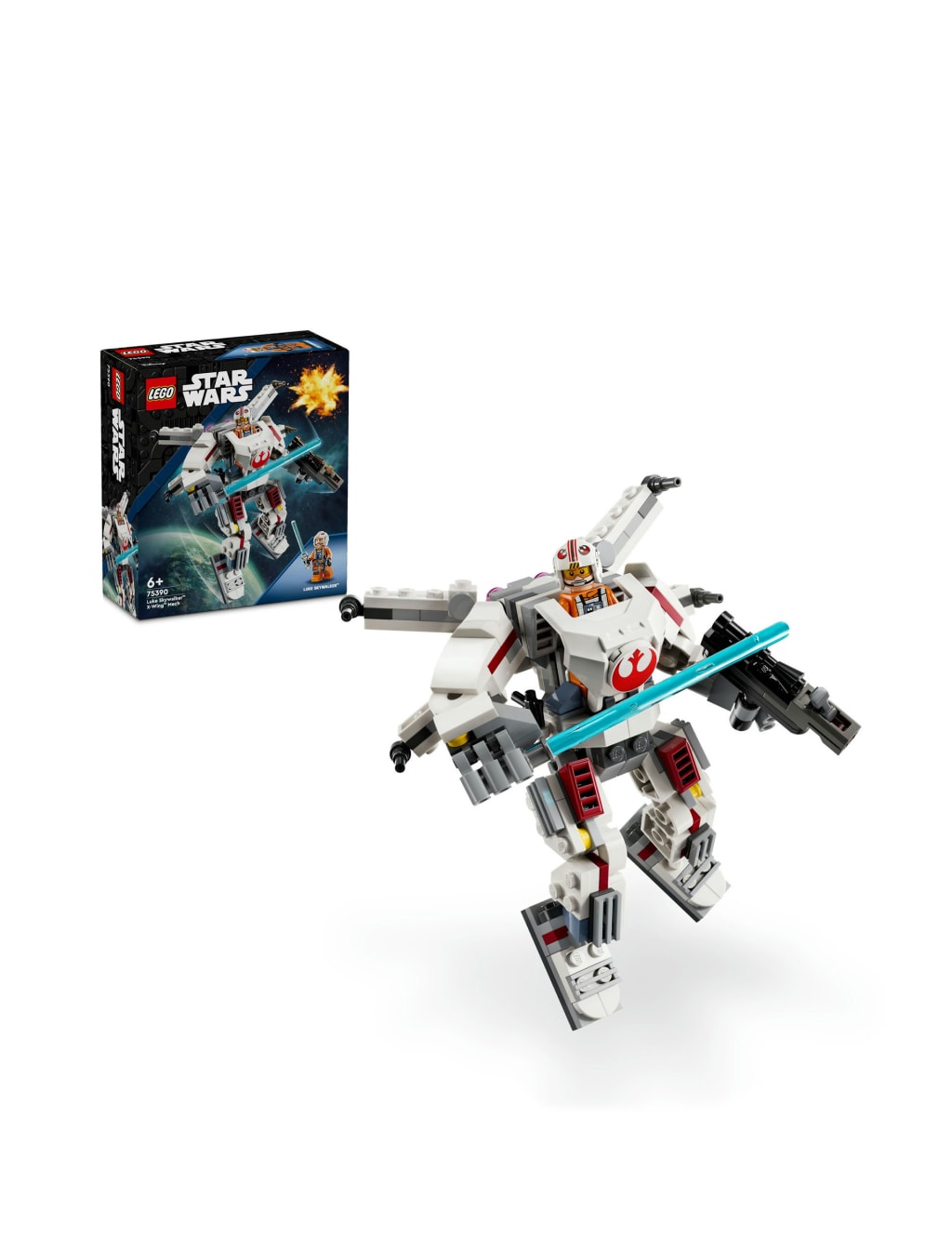 LEGO(r) Star Warstm Luke Skywalkertm X-Wingtm Mech Set 75390 (6+ Yrs)