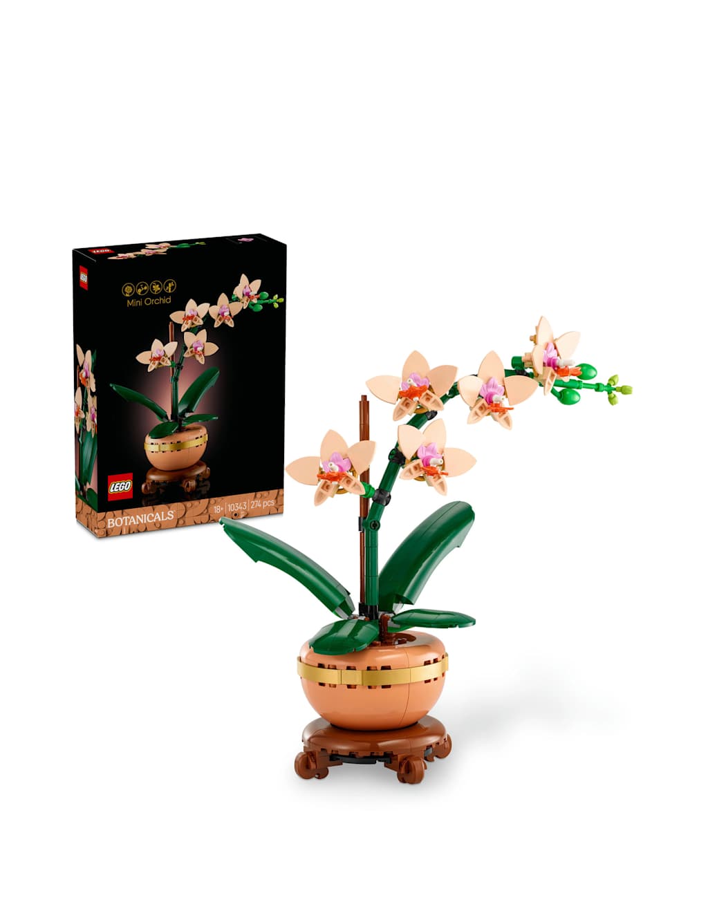 LEGO® Botanicals Mini Orchid Faux Plant Set 77053  (18+ Yrs)
