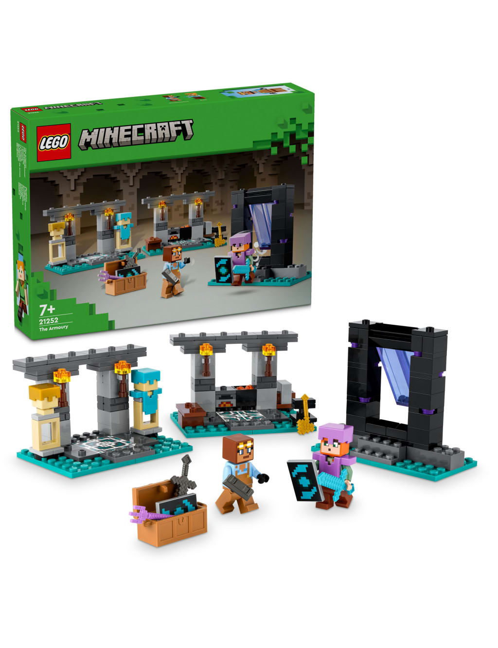 LEGO® Minecraft® The Armoury Building Adventure 21252 (7+ Yrs)