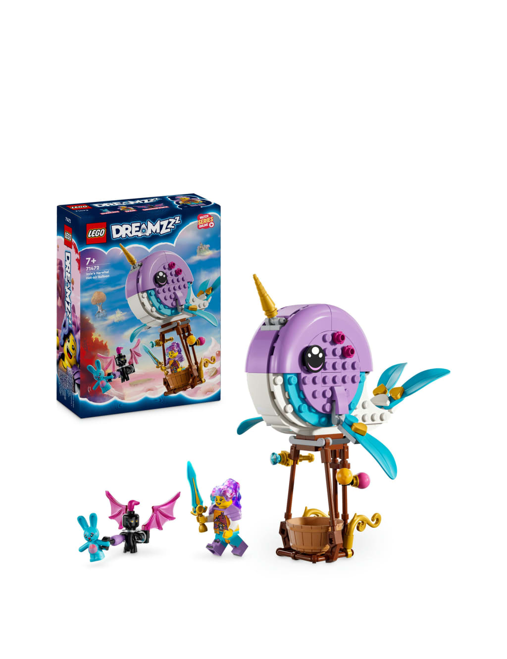 LEGO® DREAMZzz Izzie's Narwhal Hot-Air Balloon 71472 (7+ Yrs)