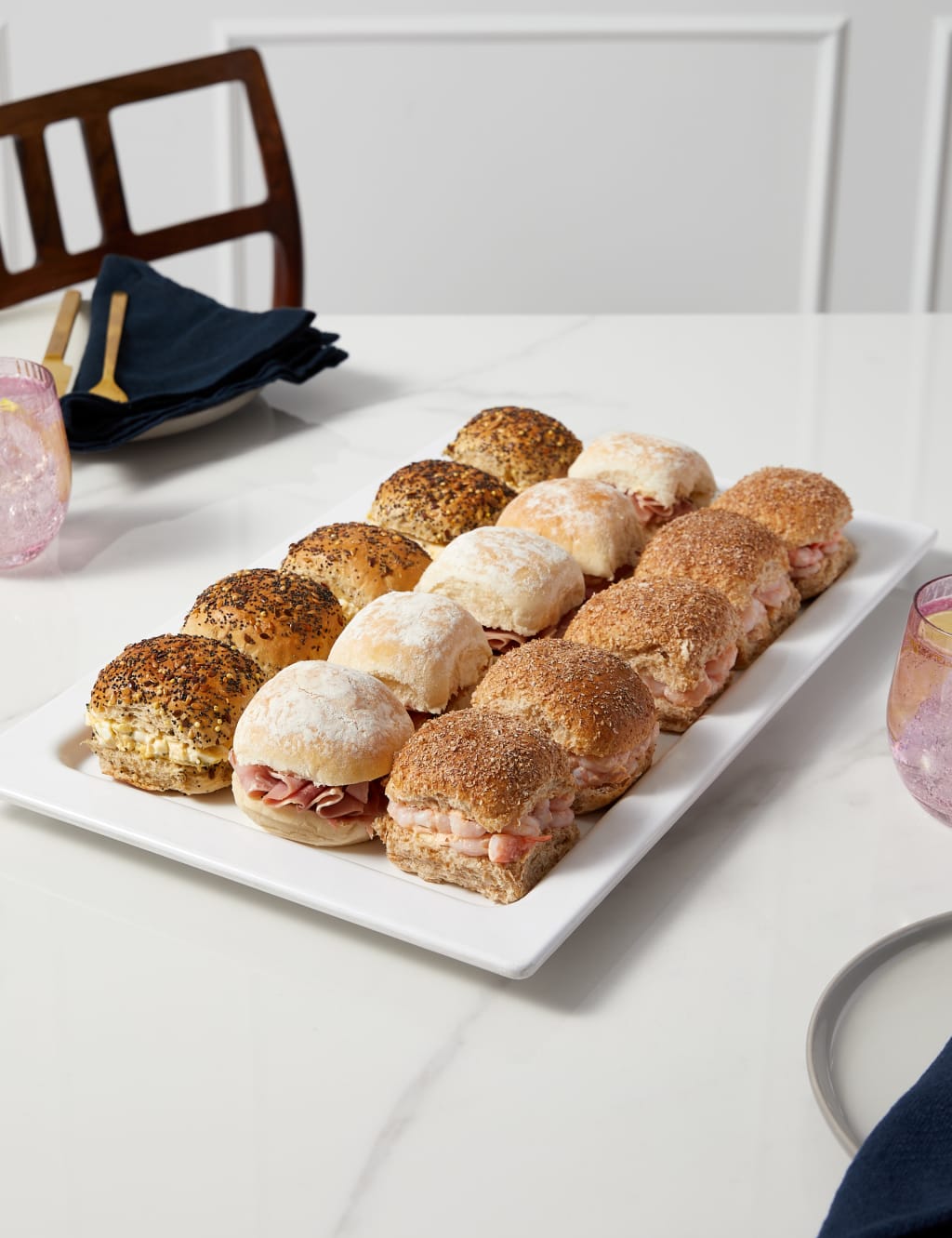 Classic Mini Roll Platter (15 Pieces)