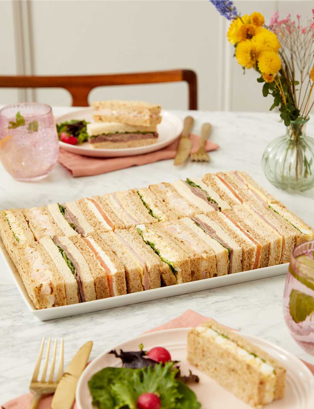 Afternoon Tea Sandwich Fingers (20 Pieces)