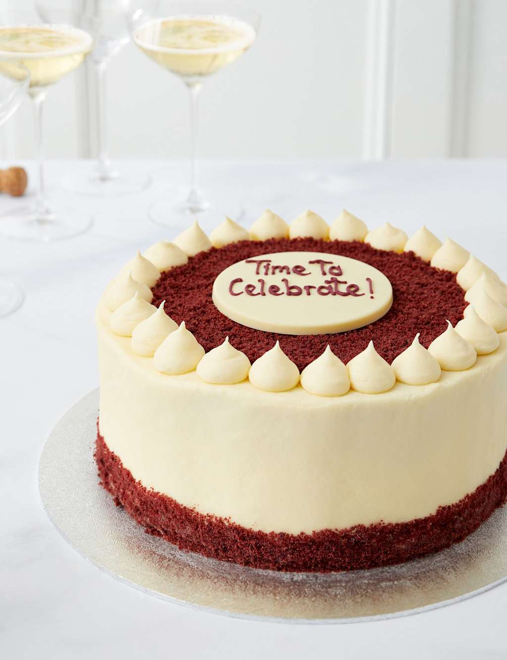 Personalised Extra Large Red Velvet Cake (Serves 24)