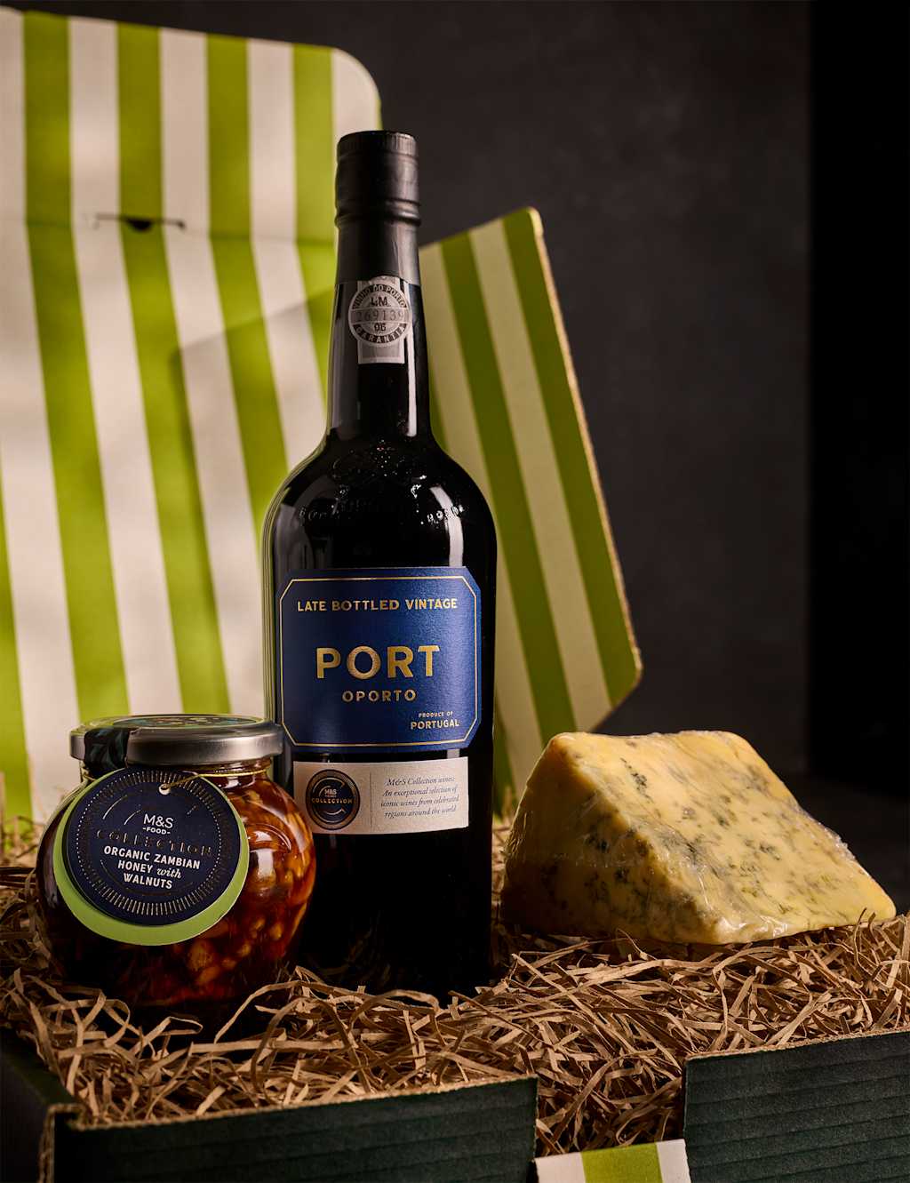 M&S Hampers The Port & Stilton Gift
