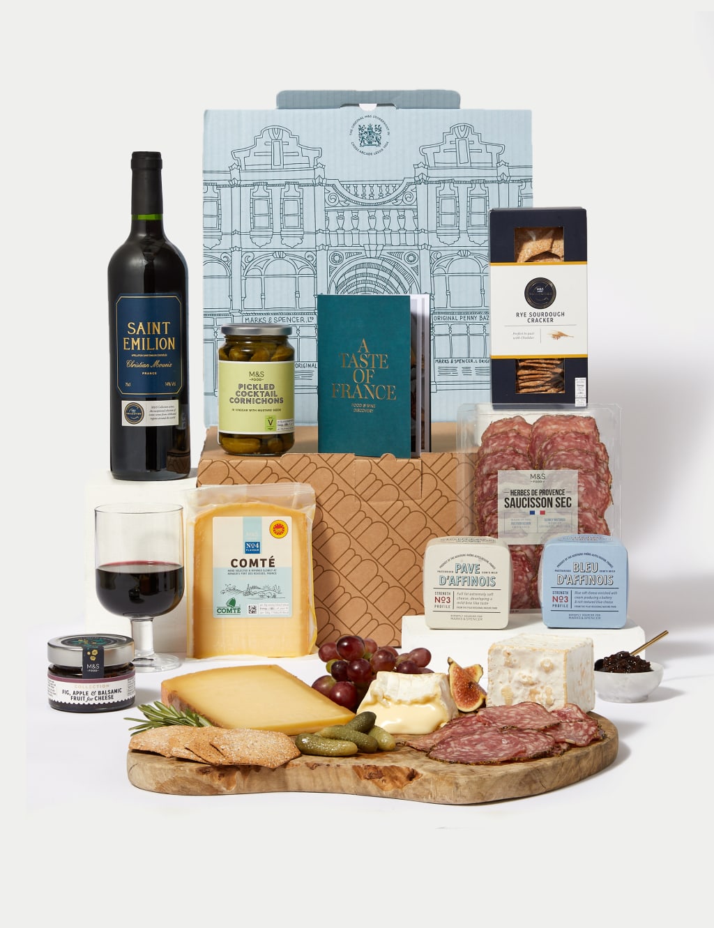 French Food & Wine Pairing Gift Box