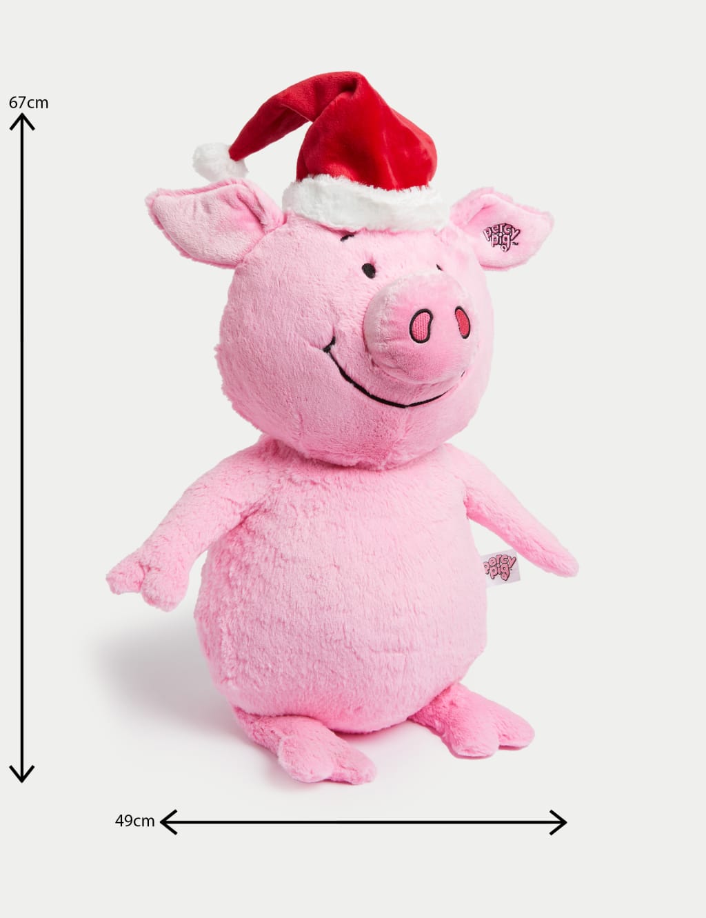 Giant Percy Pig Plush Percy Pig M S