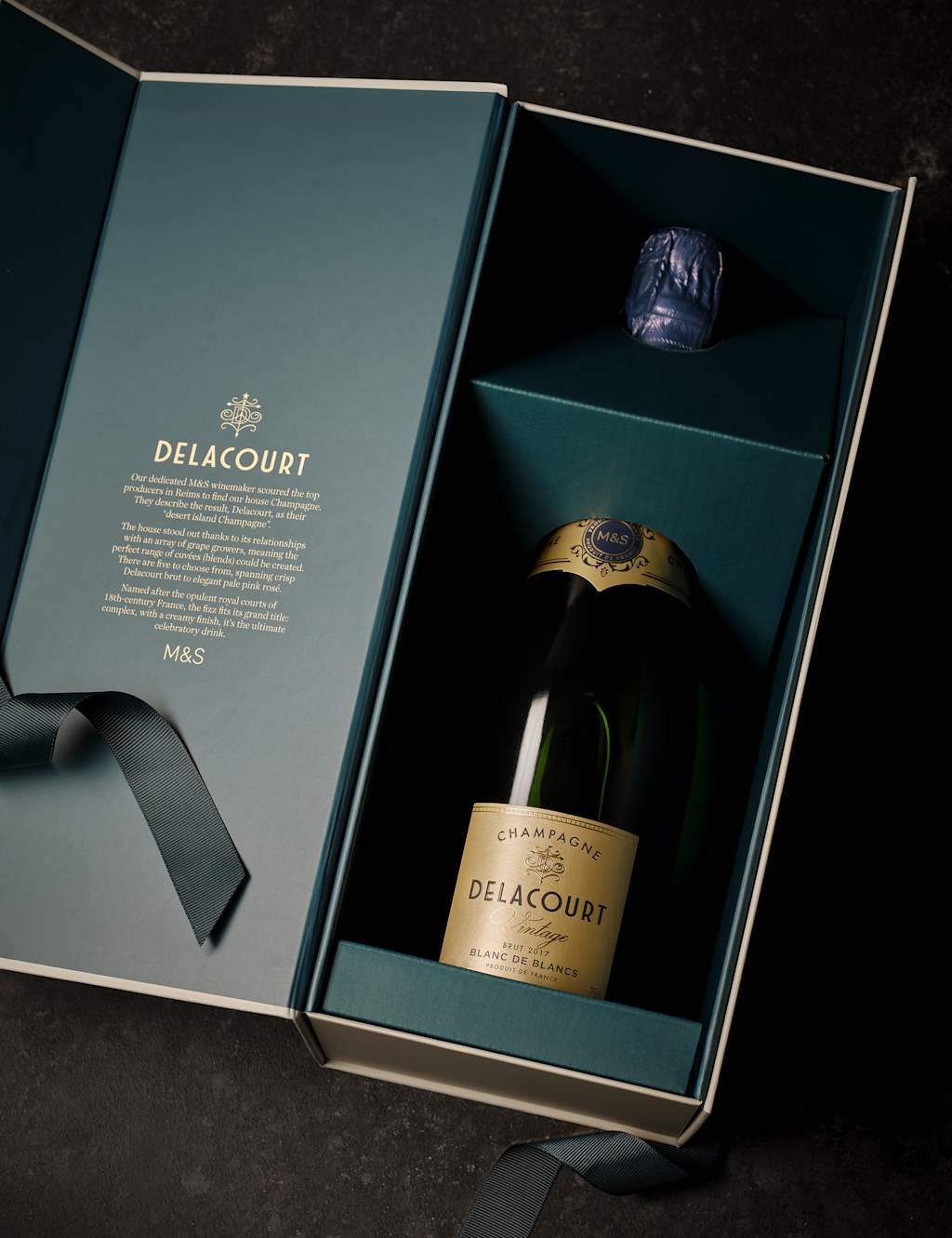 M&S Delacourt Vintage Champagne Gift
