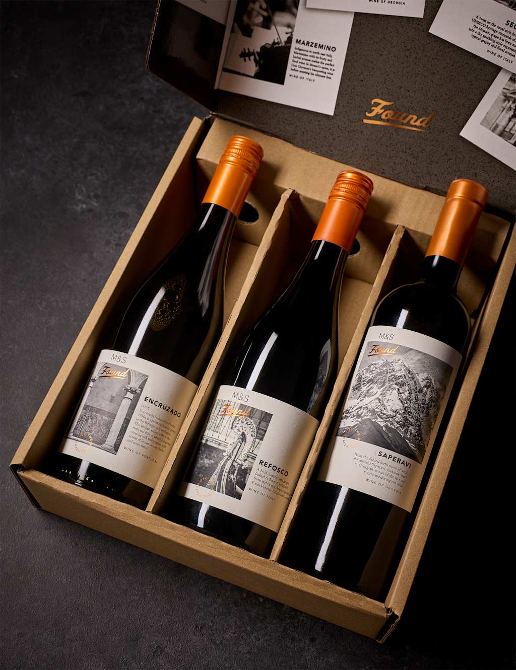 M&S Found Found Red & White Trio Gift