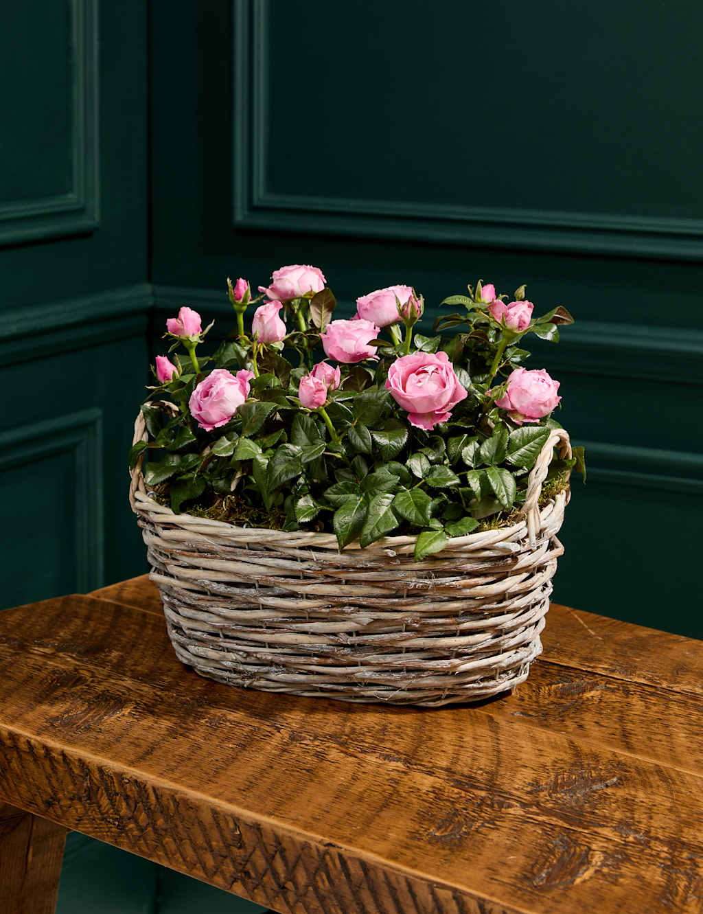 Mum's Pink Luxury Rose Basket