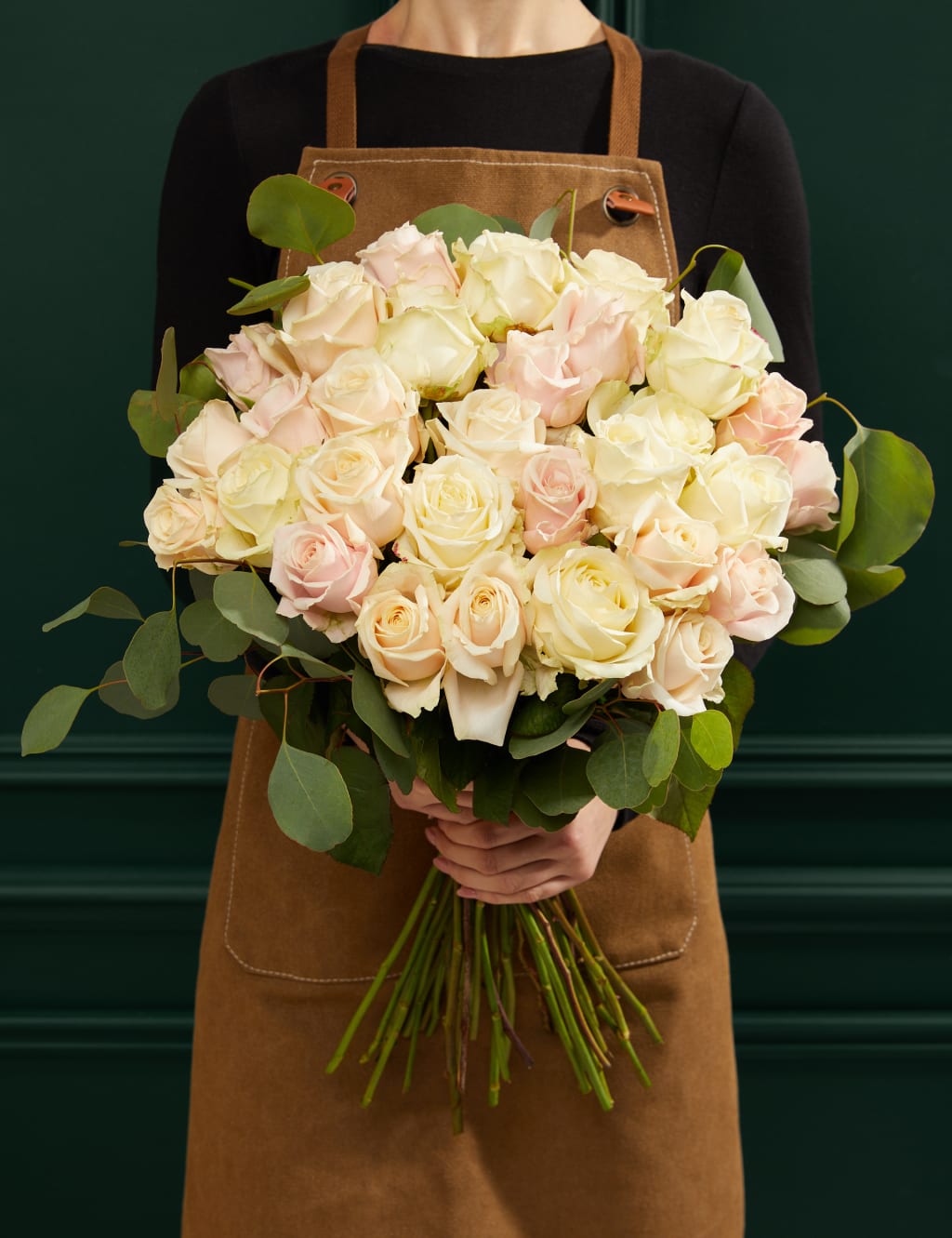 M&S Flower Market Valentine's Pastel Rose Bouquet image