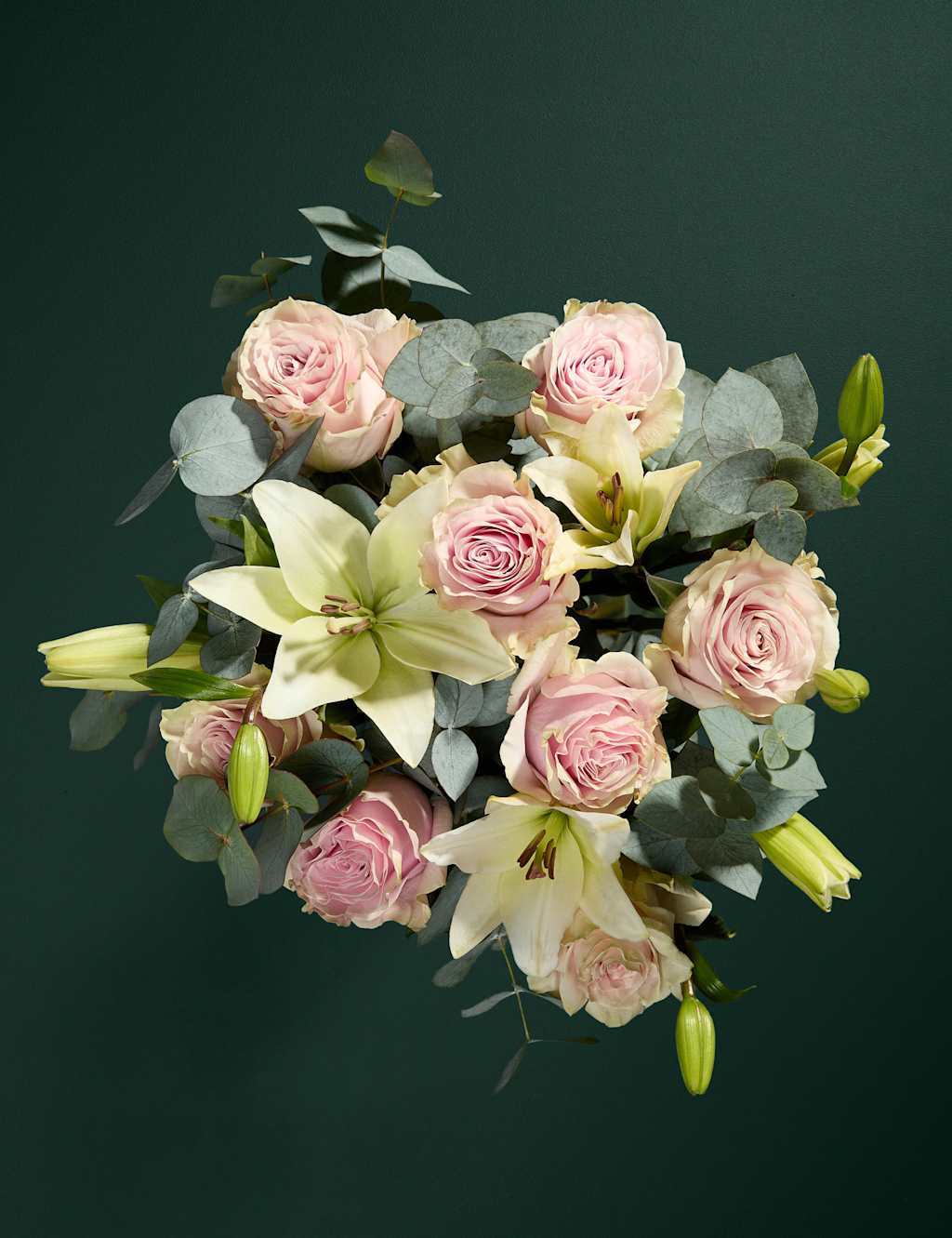 Radiant Pink Rose & Lily Bouquet