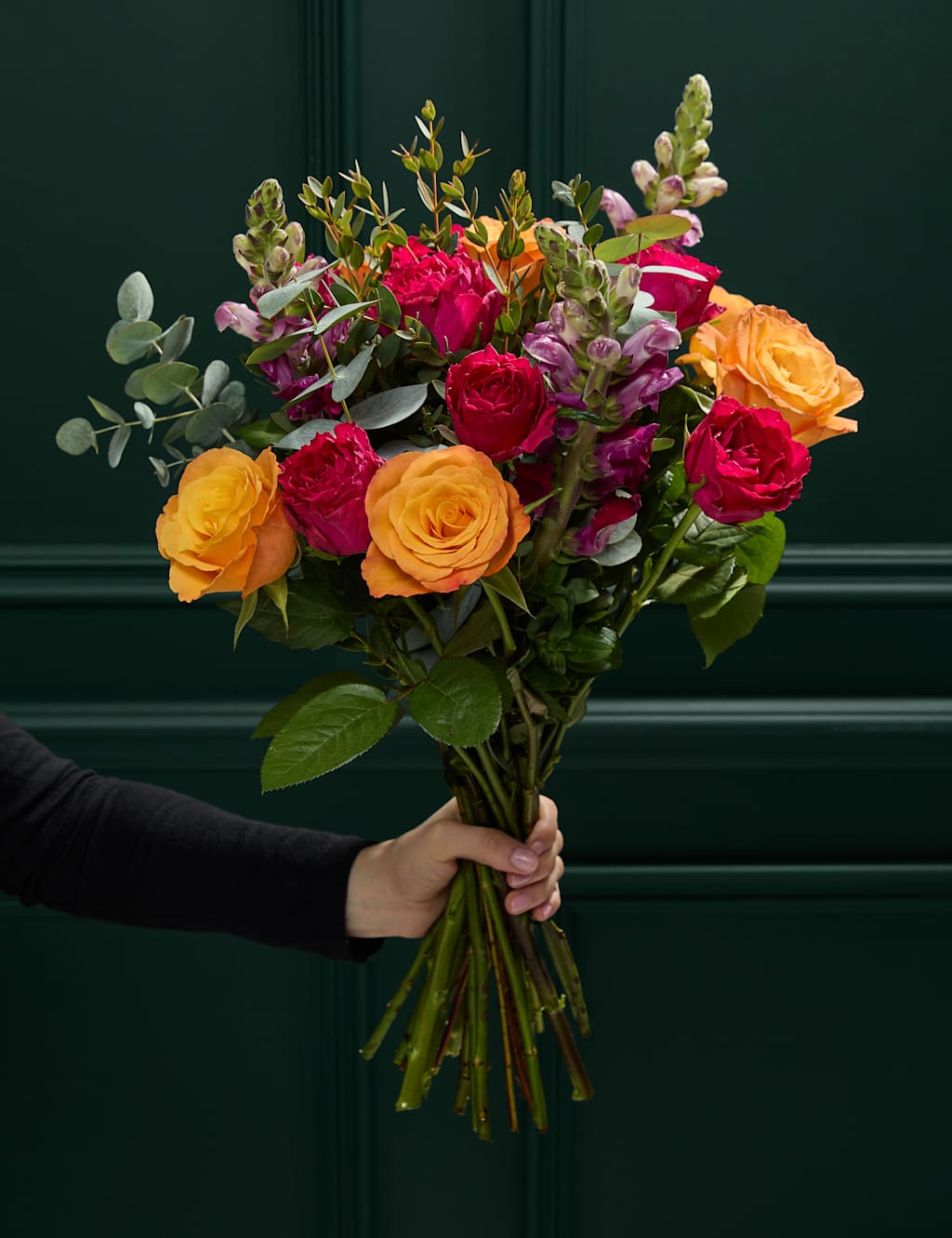 Bright Rose & Antirrhinum Bouquet