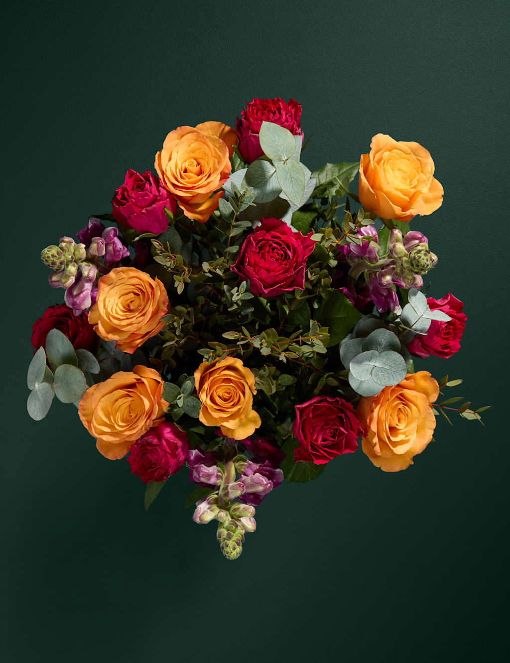 Bright Rose & Antirrhinum Bouquet