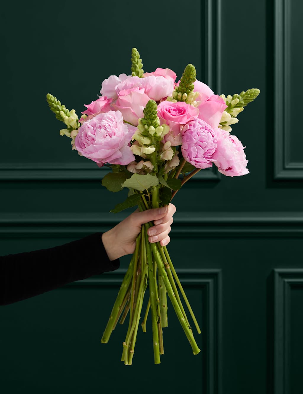 Rose, Antirrhinum Peony Bouquet