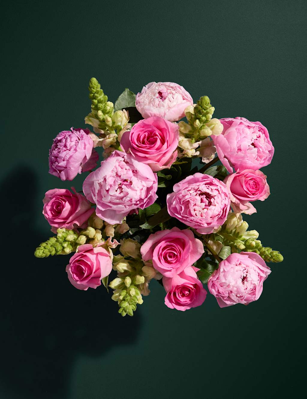 Rose, Antirrhinum Peony Bouquet
