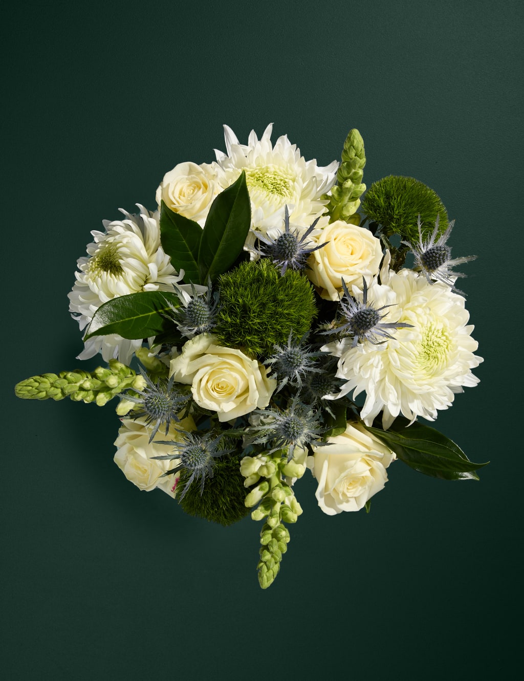Rose & Thistle Bouquet with Swiss Chocolates