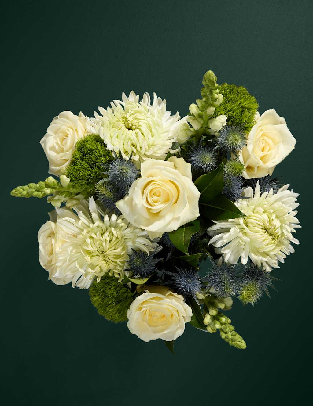 Rose & Thistle Bouquet with Afternoon Tea