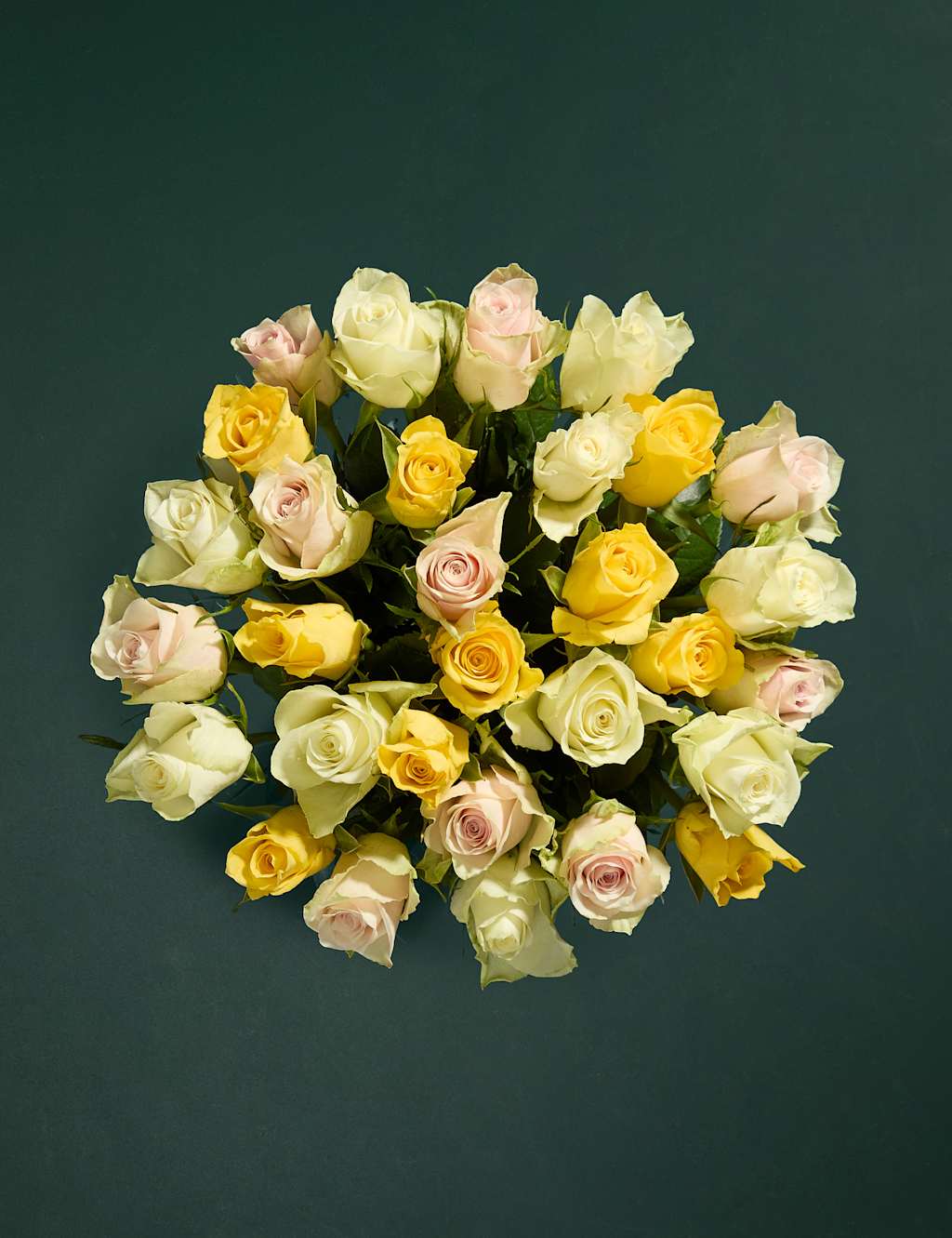 Yellow Rose Abundance Bouquet with Chocolate Hamper