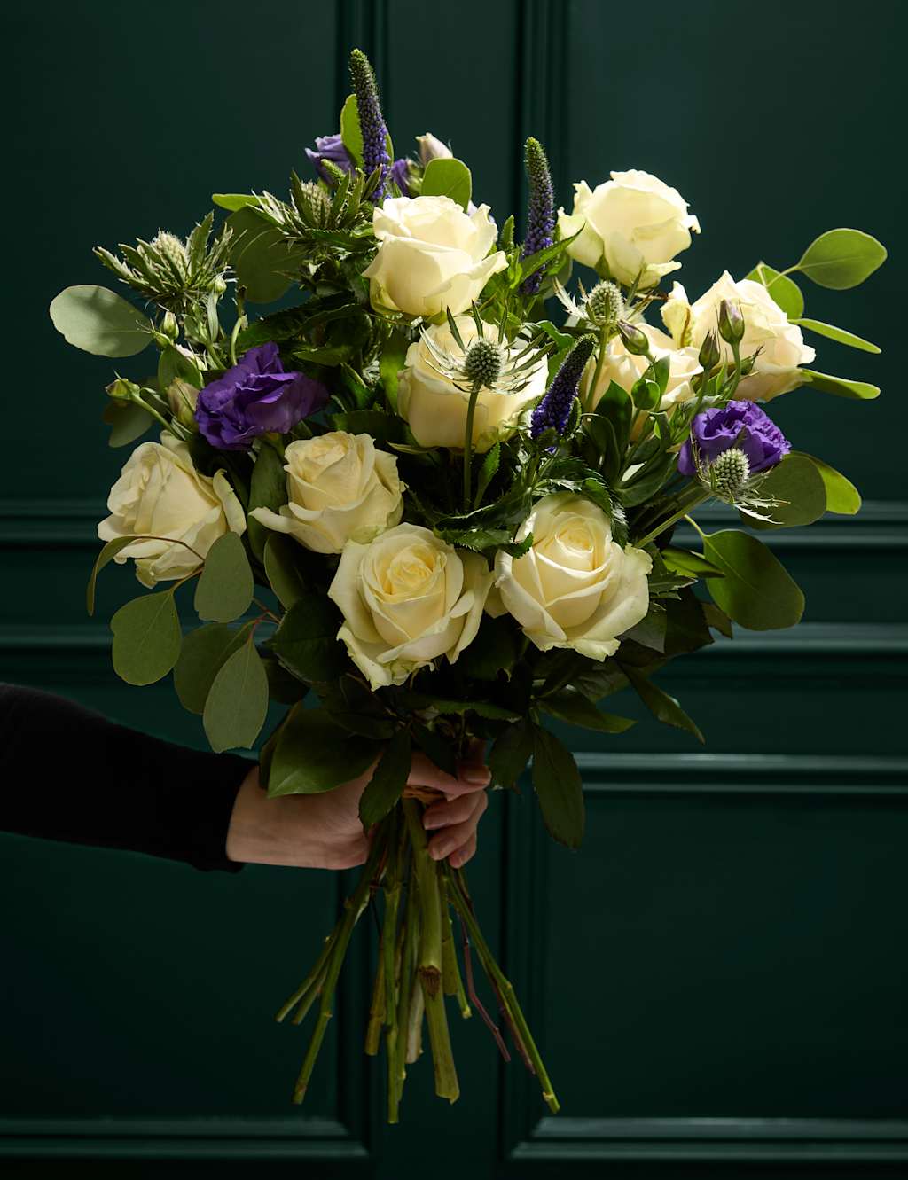 White Rose & Lisianthus Bouquet