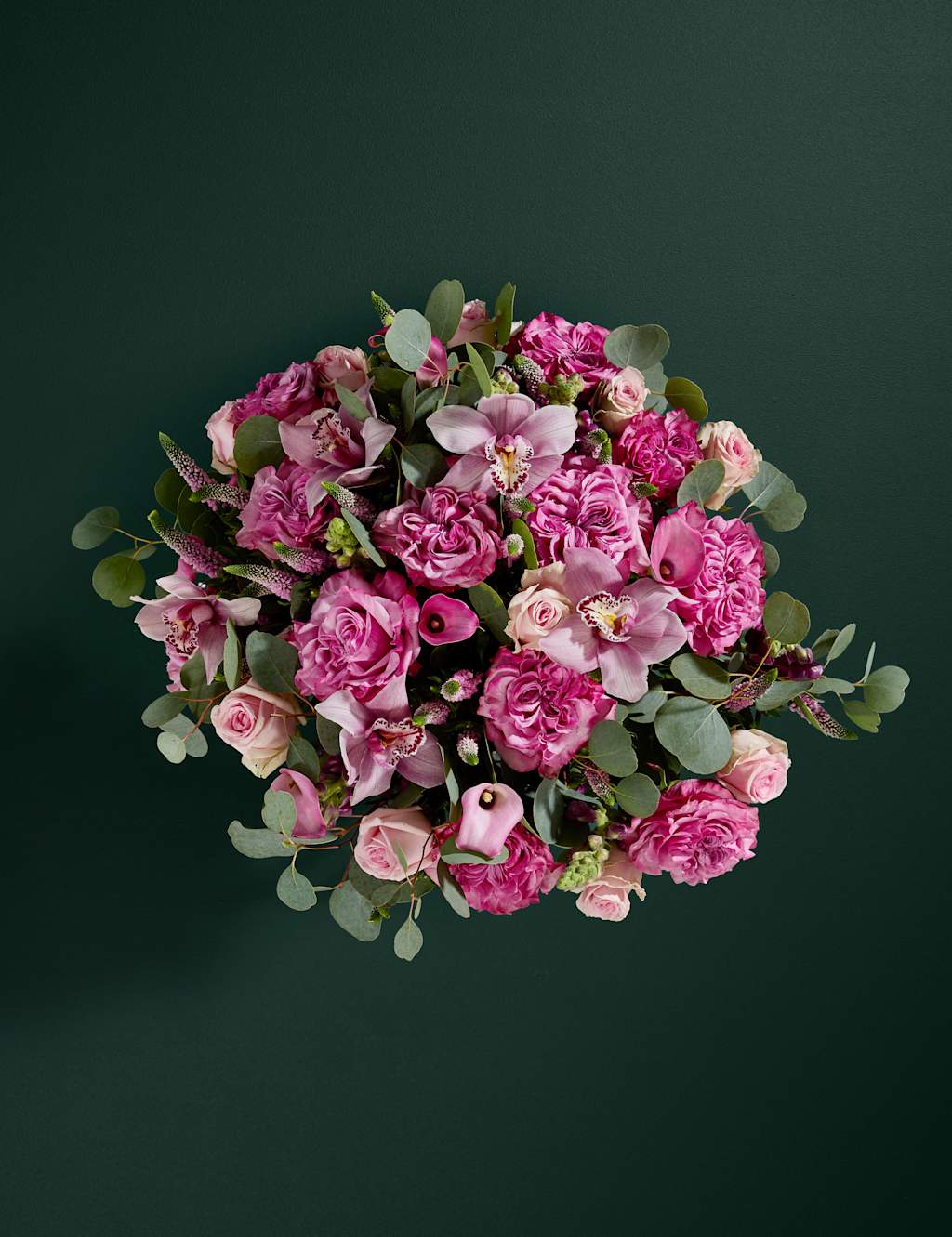 Pink Rose, Lily & Orchid Bouquet