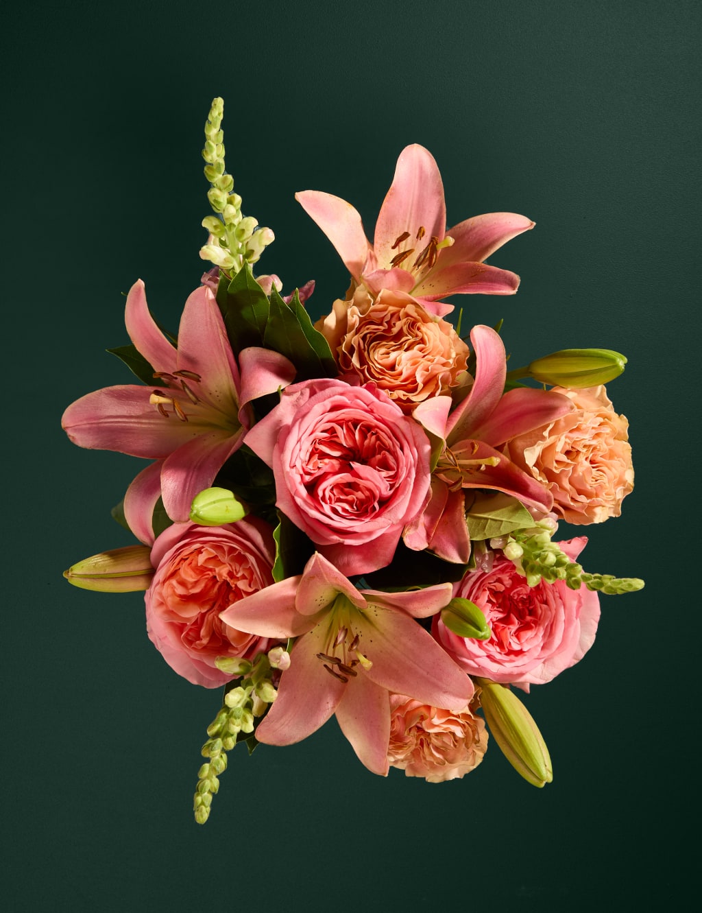 Pink Rose & Lily Bouquet