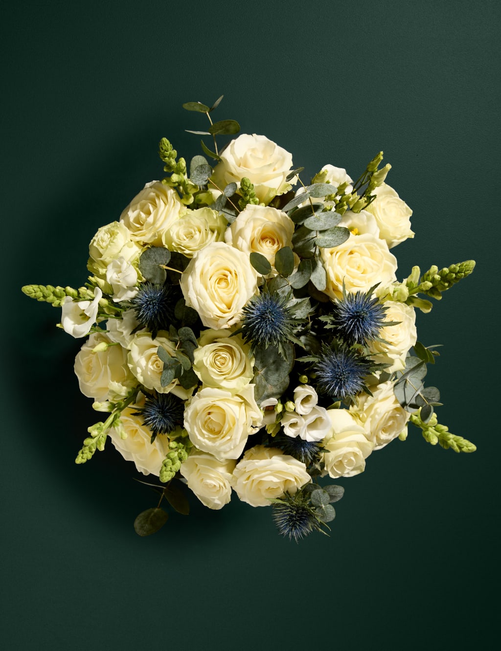 White Rose & Lisianthus Bouquet