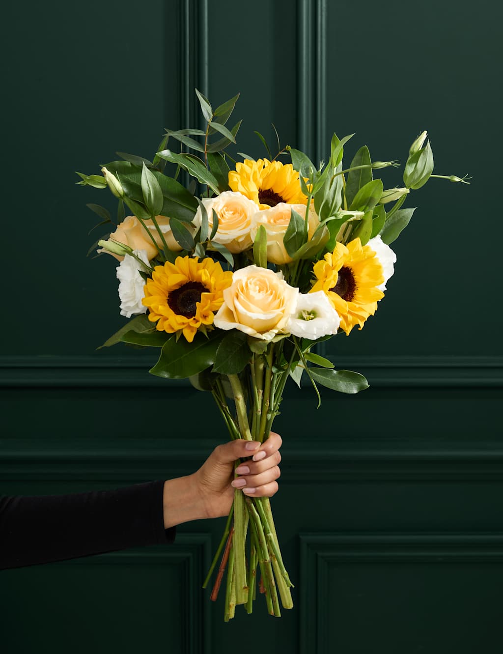 M&S Flower Market Sunflower Rose & Lisianthus Bouquet image