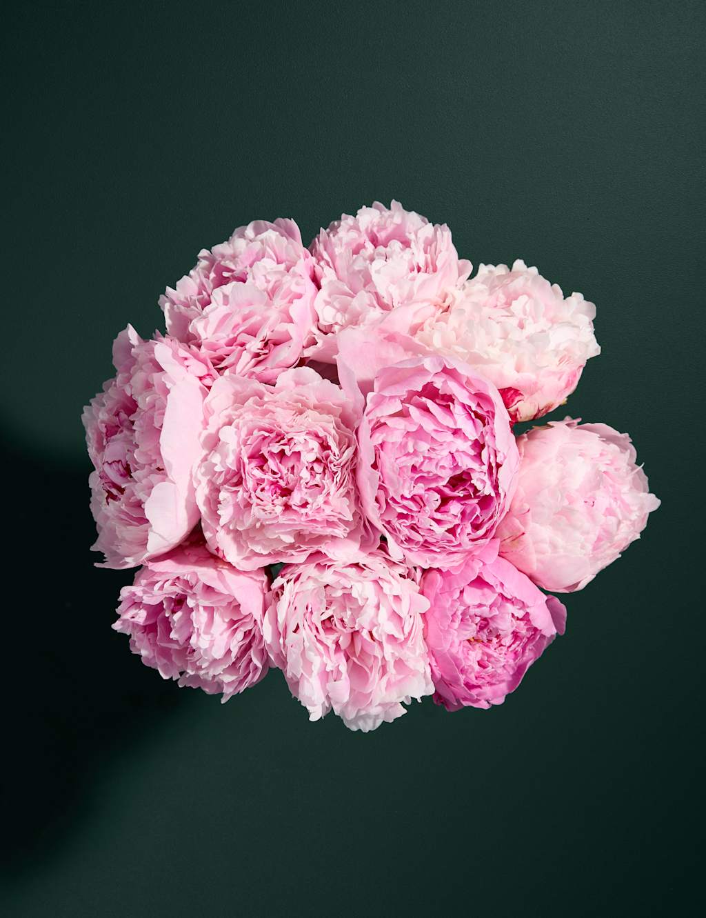 Seasonal Peony Bouquet with Scented Candle