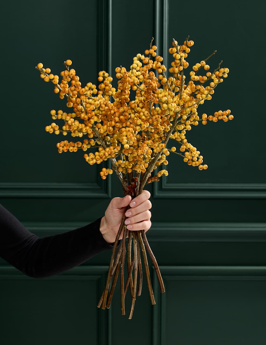 Flower Market Yellow Ilex Bouquet