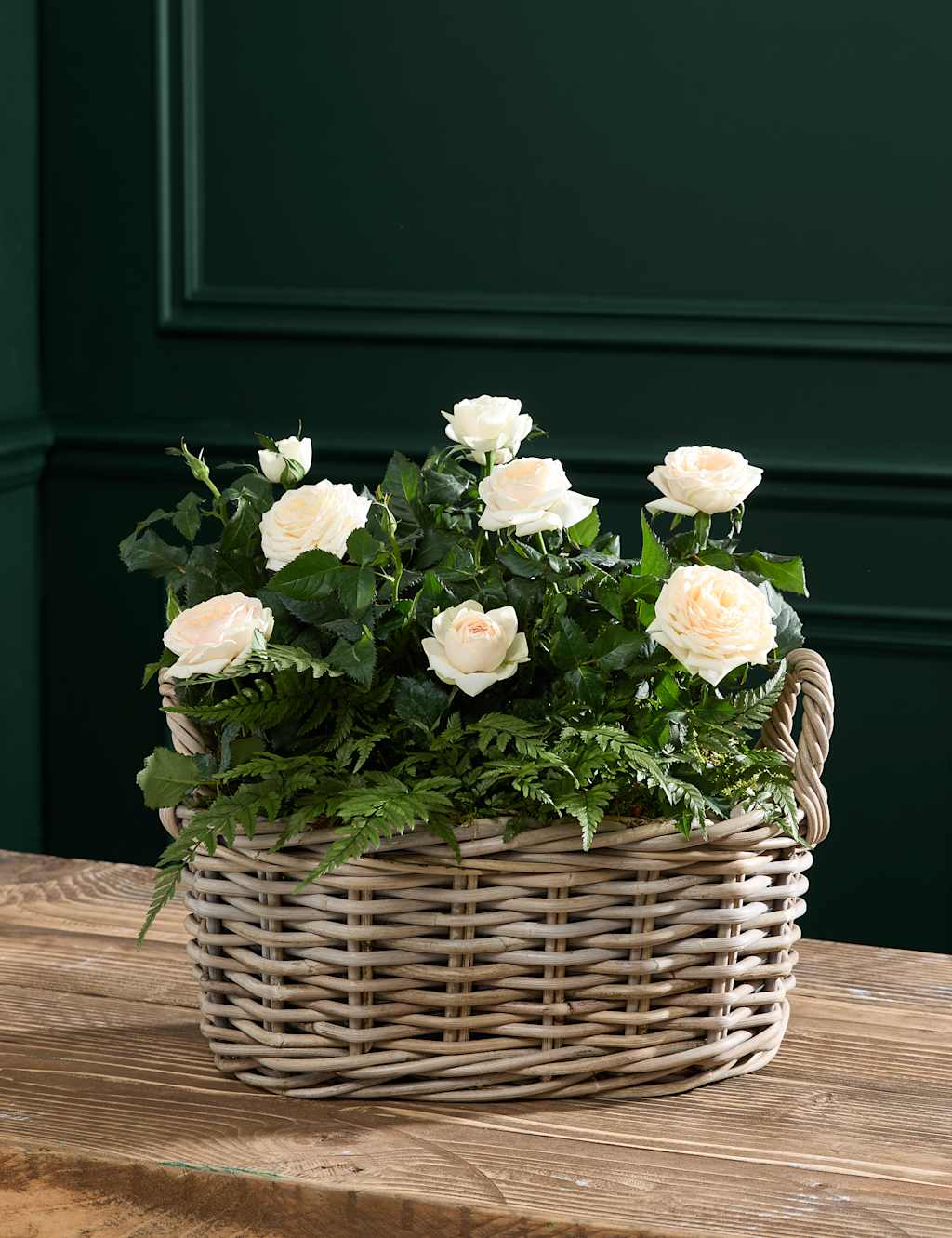 M&S Flower Market Mixed Rose in Kubu Basket image