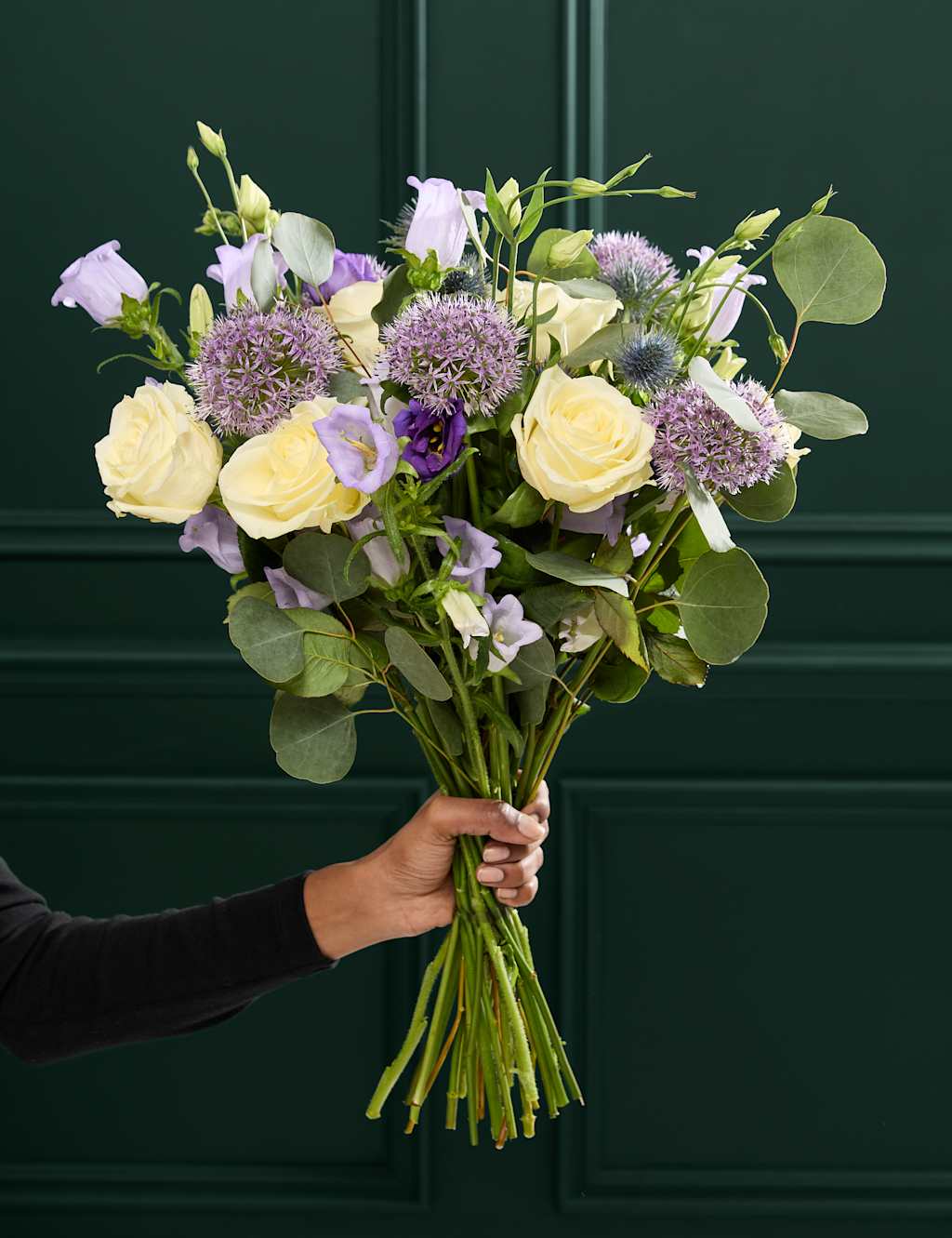 M&S Flower Market Allium & Campanula Bouquet image