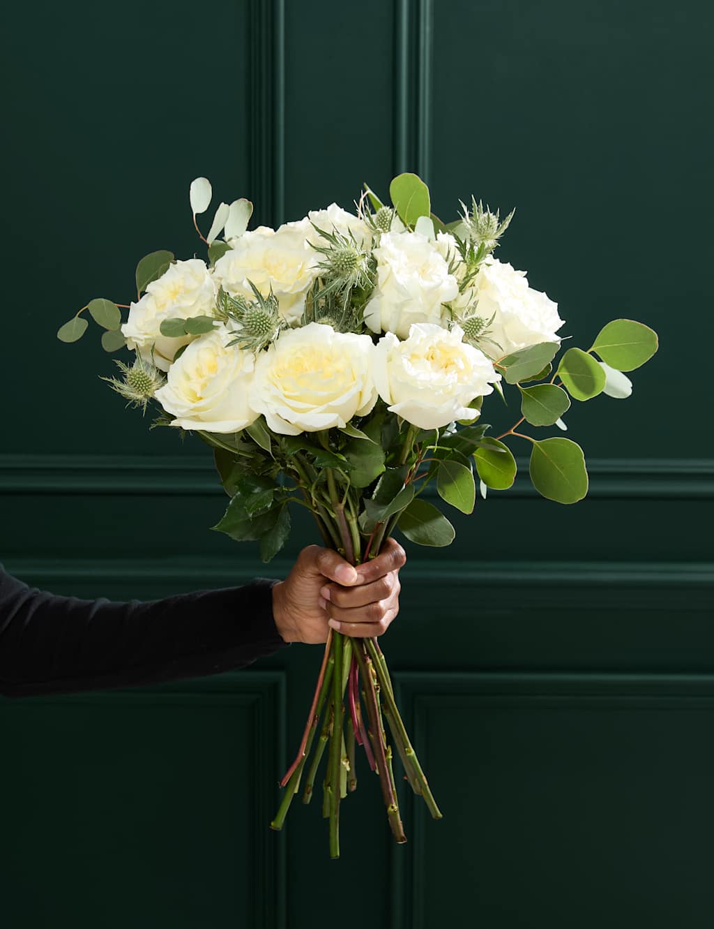 M&S Flower Market Peony Rose Crème Bouquet image