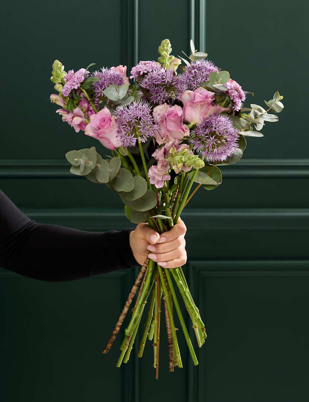 M&S Flower Market Mother's Day Allium & Rose Bouquet image