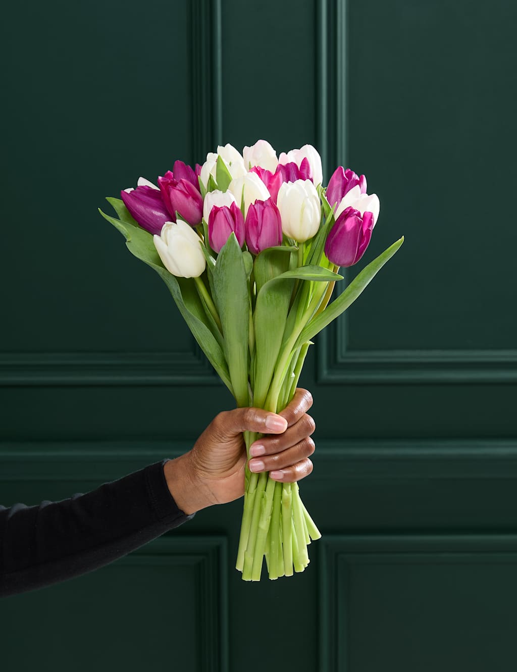 M&S Flower Market Mother's Day Pink Tulip Bouquet image