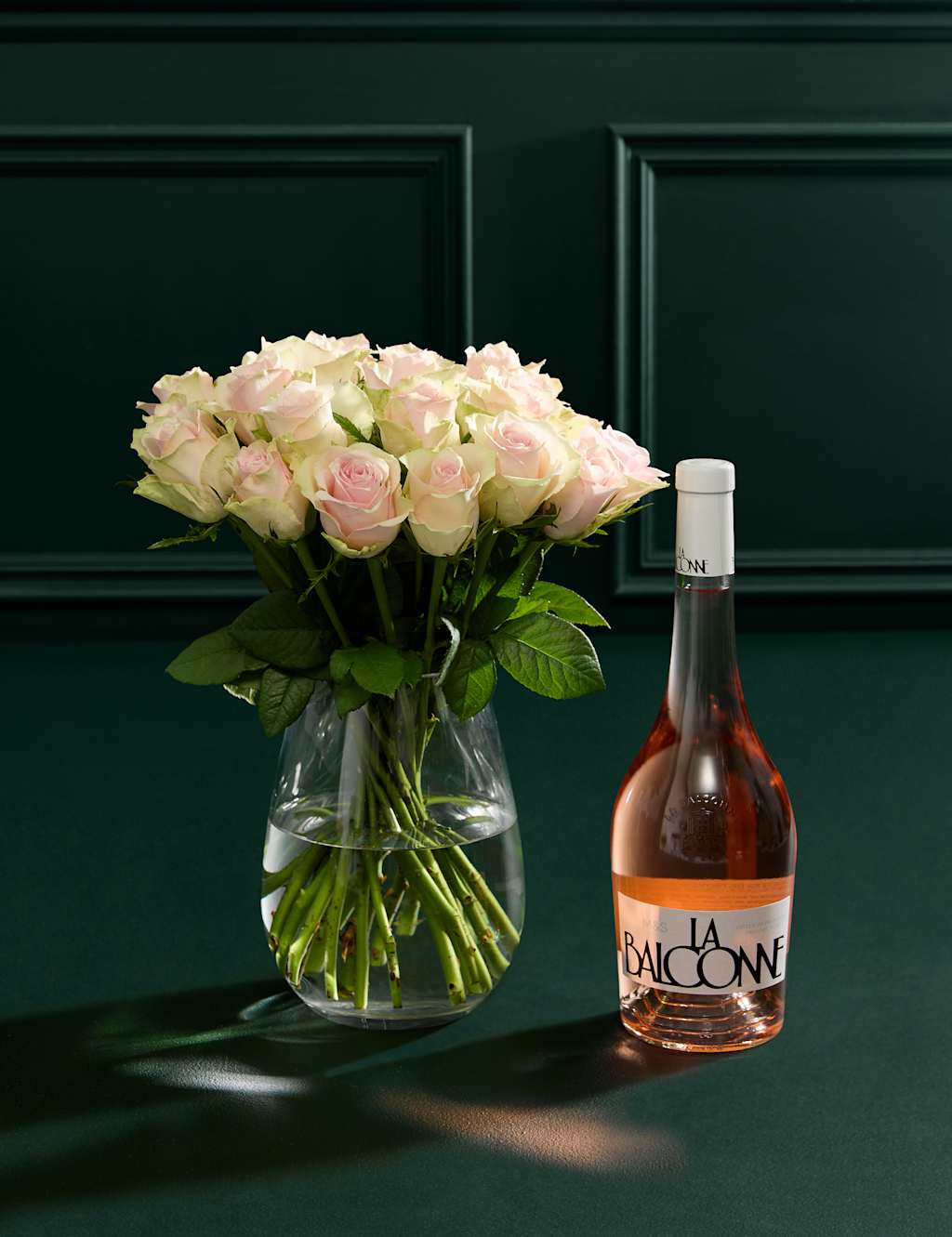 M&S Flower Market Blush Rose Abundance Bouquet with Balconne Rosé image