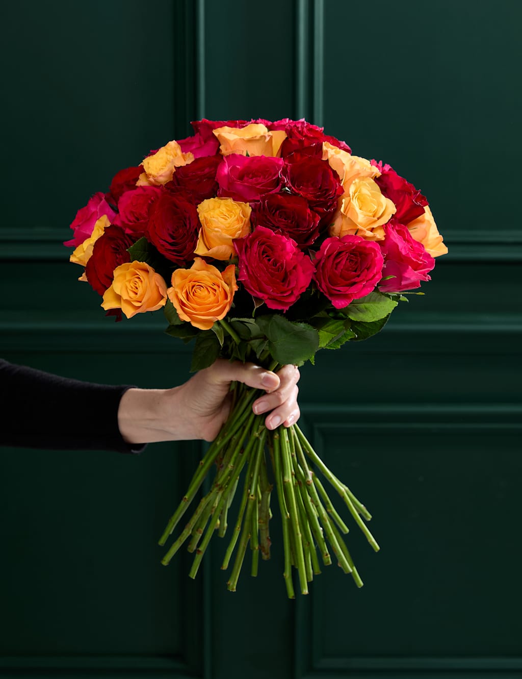 M&S Flower Market Medium Radiant Rose Abundance Bouquet image