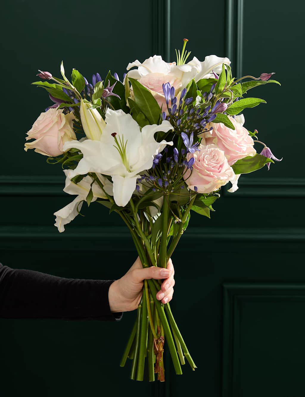 M&S Flower Market Agapanthus & Rose Bouquet image