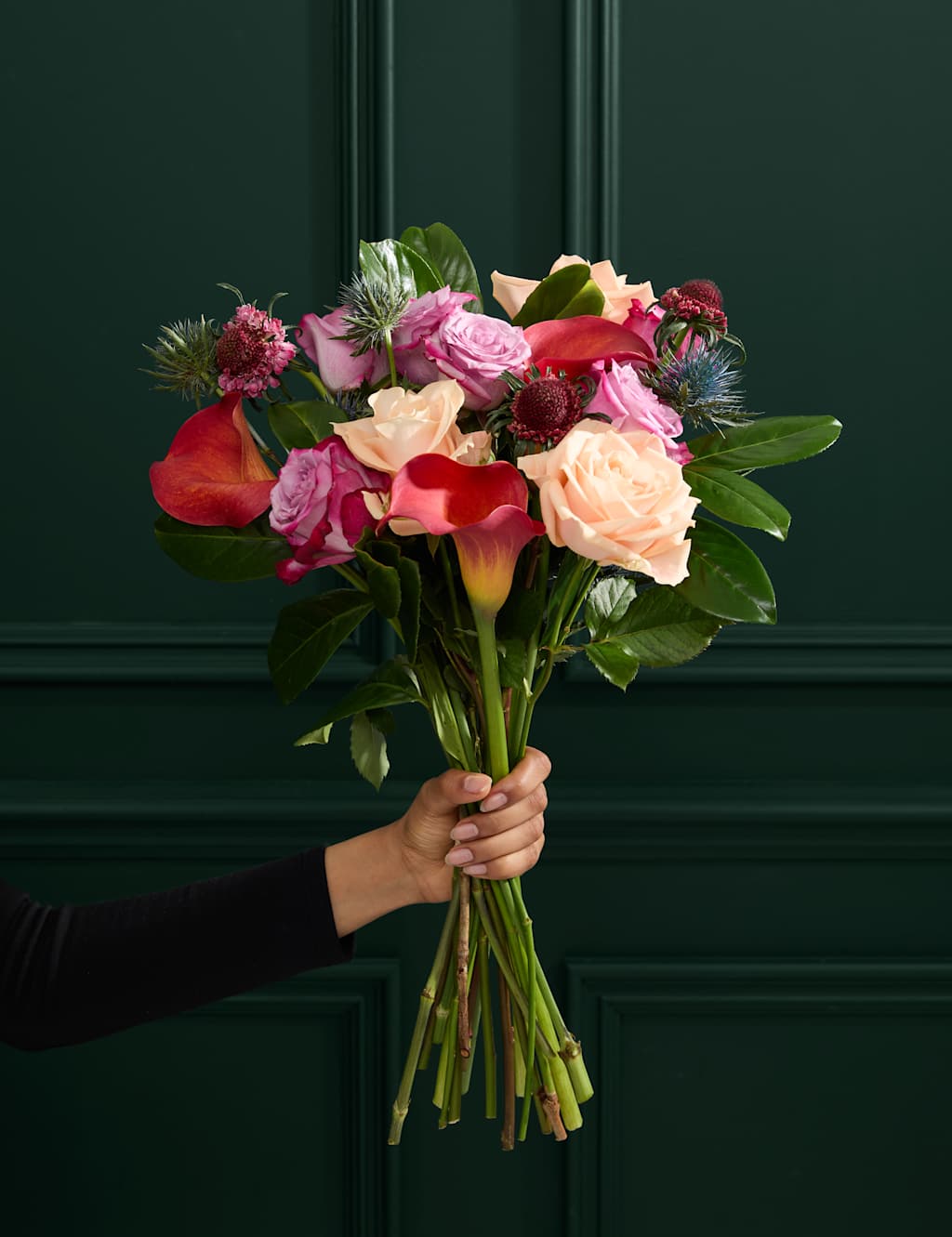 M&S Flower Market Calla Lilly & Rose Bouquet image