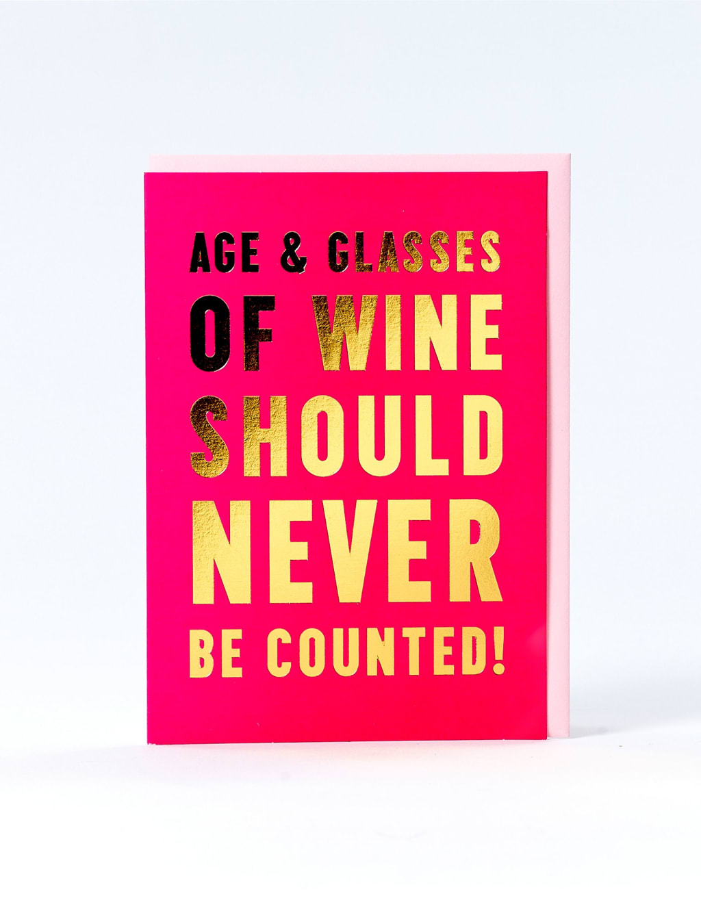 Glasses Of Wine Birthday Card