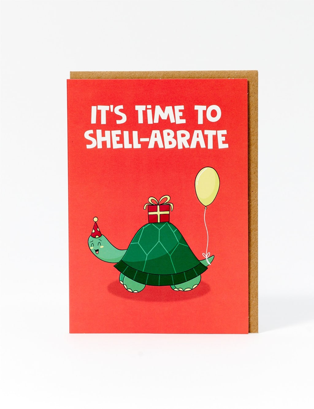Shell-abrate Tortoise Birthday Card