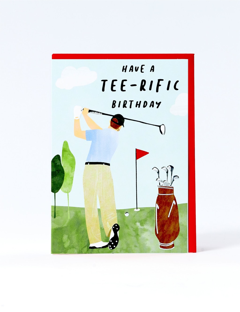 Tee-rific Golf Birthday Card