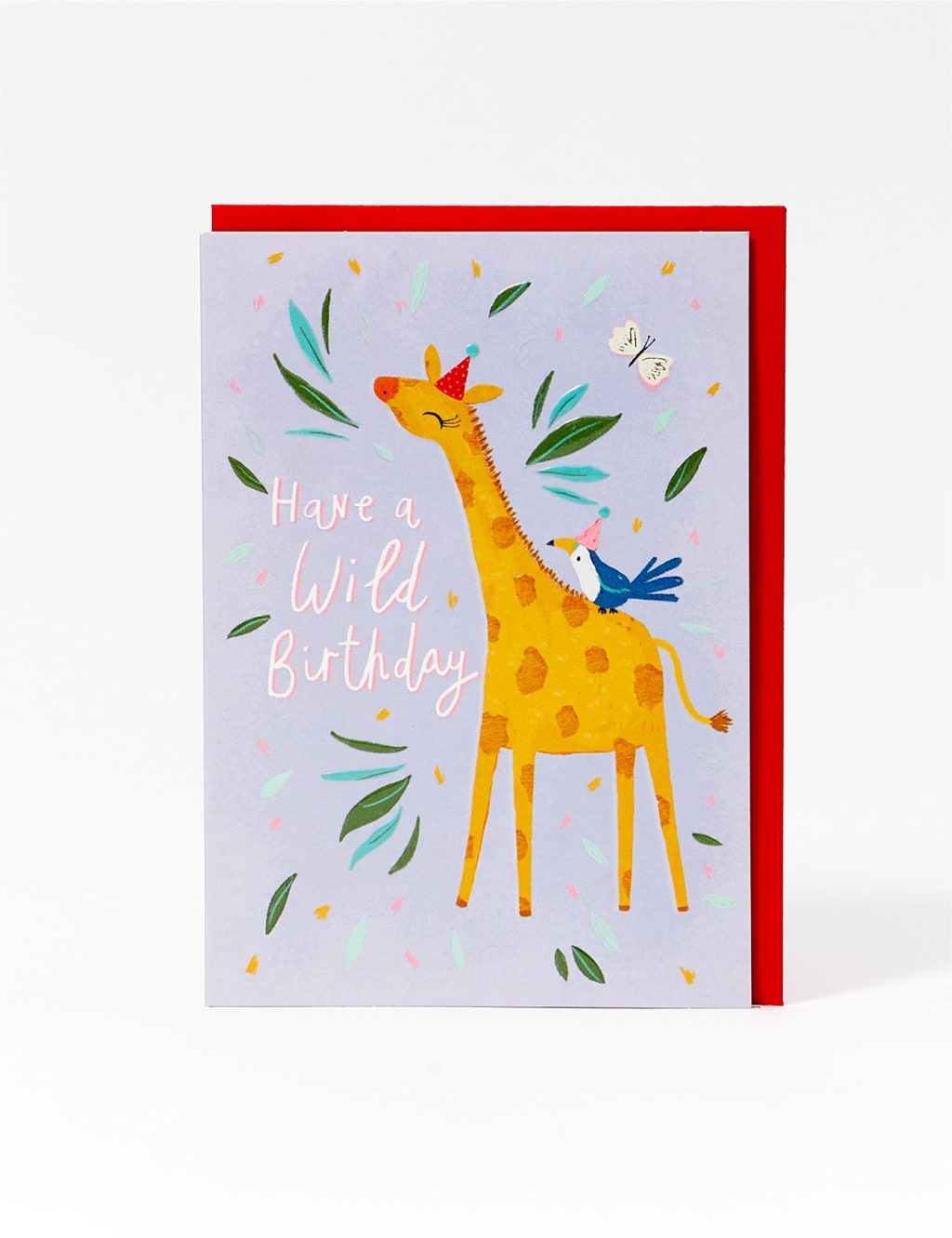 Wild Giraffe Birthday Card