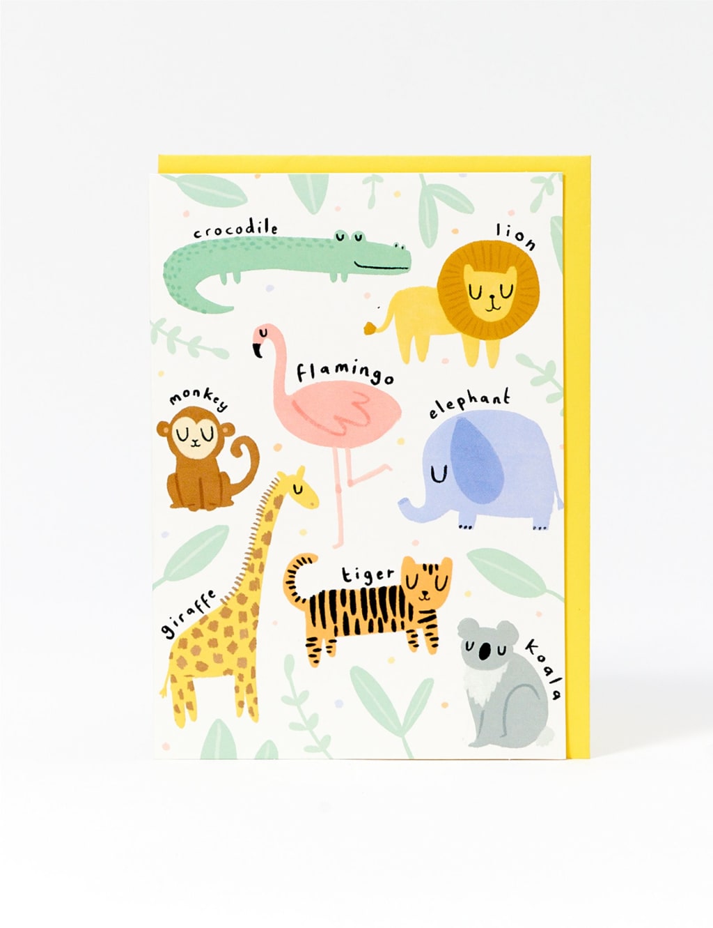 Zoo Animals Birthday Card